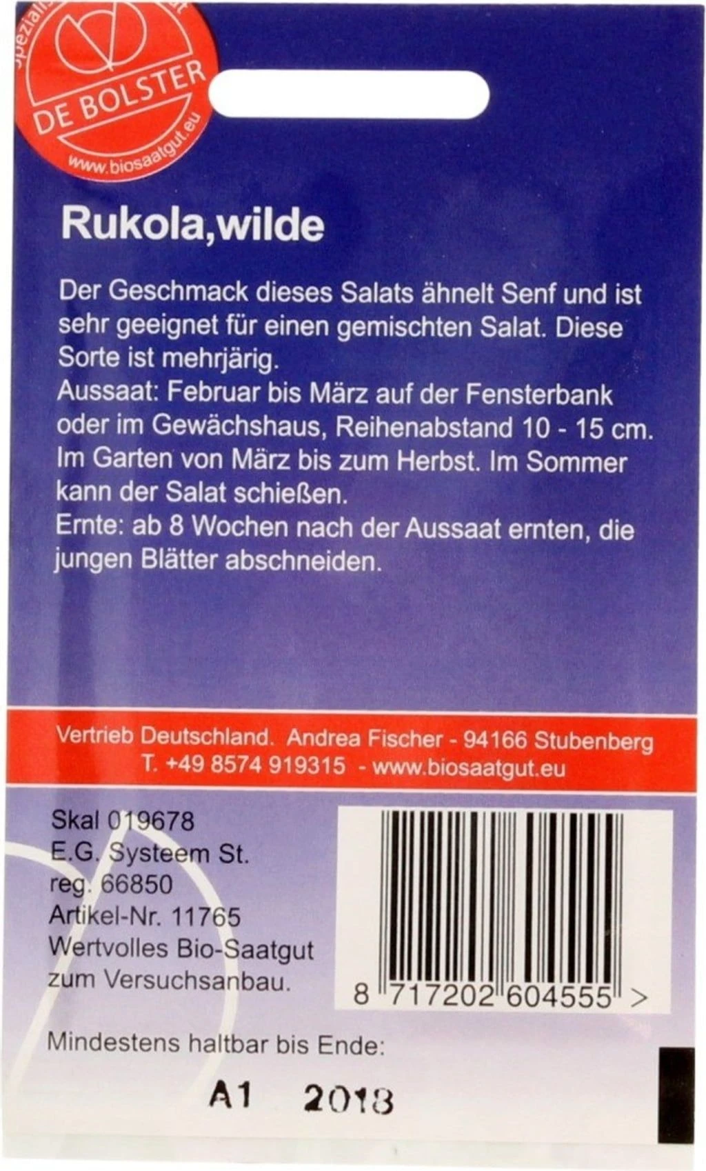 Wilder Rukola, 1 G 4 Wilder Rukola, 1 G – Bild 2